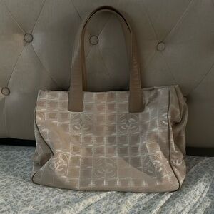 Authentic Chanel Nylon Travel Tote